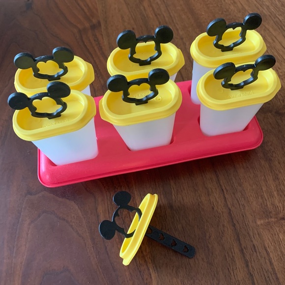 Tupperware Kitchen Disney Mickey Mouse Popsicle Mold Set Poshmark